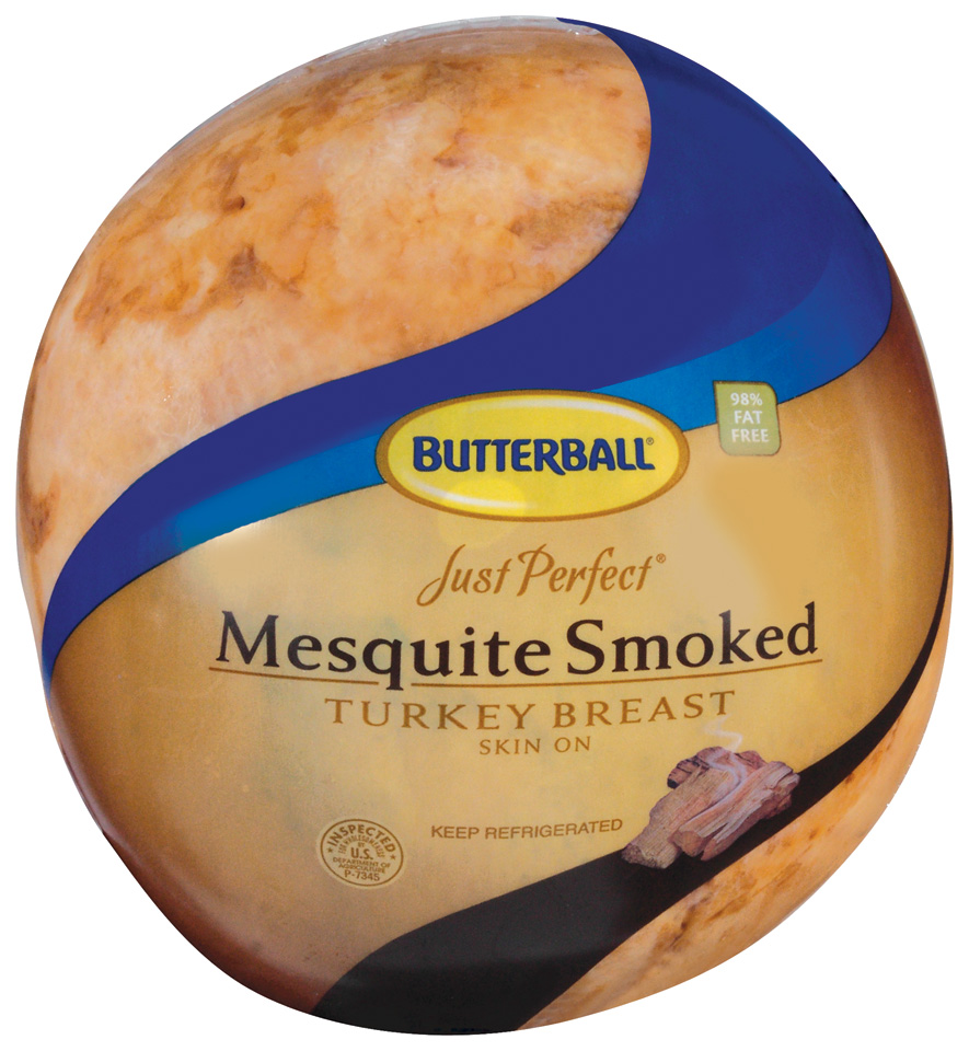 Just Perfect Mesquite Smoked Skin-On Turkey Breast